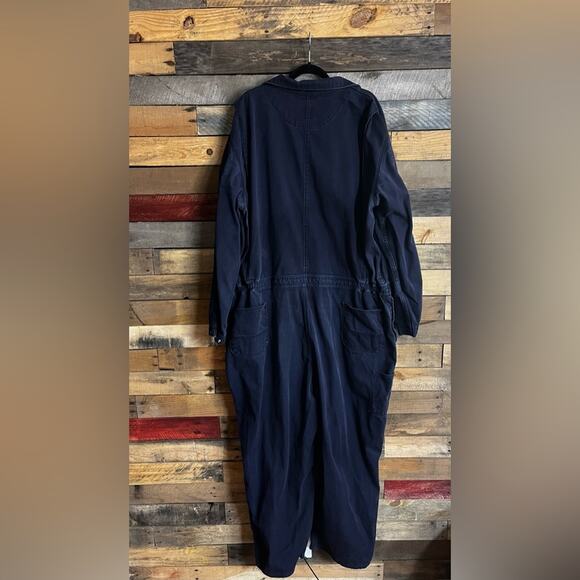 Carhartt Navy Flame Resistant Coveralls Size 56 Tall - Picture 3 of 10